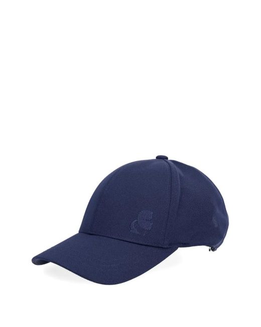 Karl Lagerfeld Blue Ikonik Baseball Cap for men