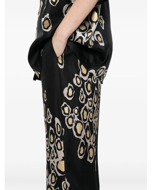 Pantaloni Svasati Amalfi di Cynthia Rowley in Black