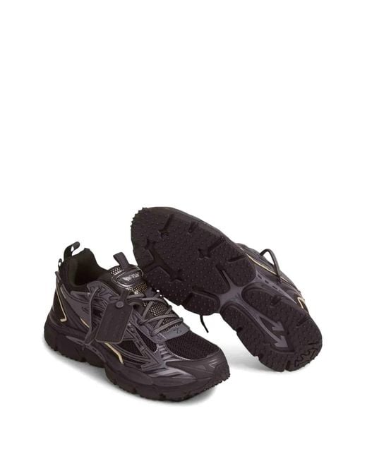 Off-White c/o Virgil Abloh Black Be Right Back Lace-Up Sneakers for men