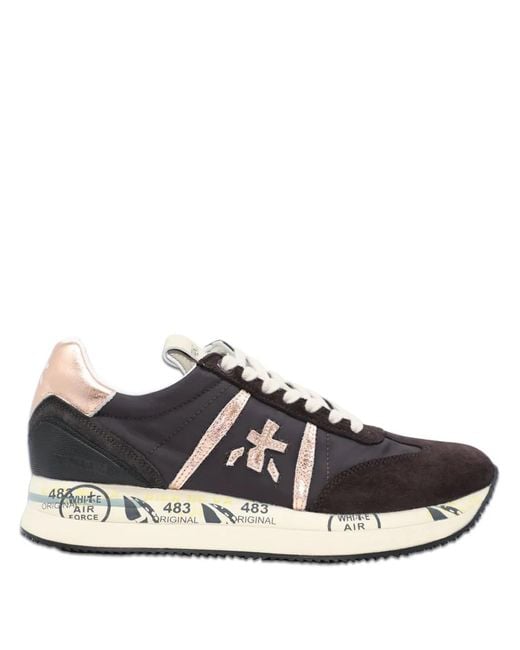 Premiata White Conny Sneakers