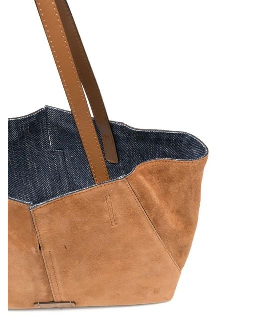 Gianni Chiarini Brown Maya Reversible Tote Bag