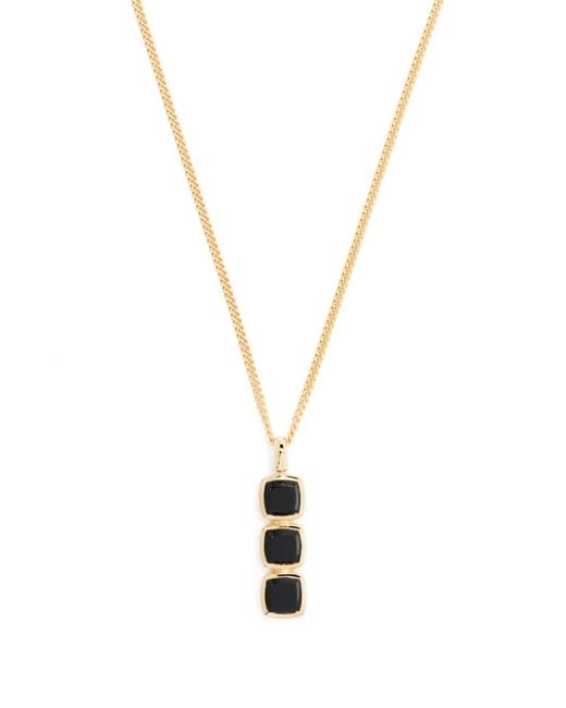 Tom Wood Metallic Mini Cushion Pendant Necklace