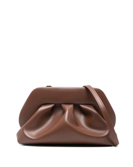 THEMOIRÈ Brown Pochette À Anse Froncée
