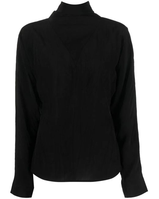 Rohe ボウタイ ブラウス Black