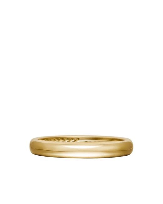 David Yurman White 18Kt Dy Classic Band Ring (3.5Mm) for men