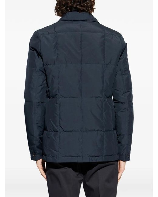 Paul Smith Blue Veste À Design Matelassé for men