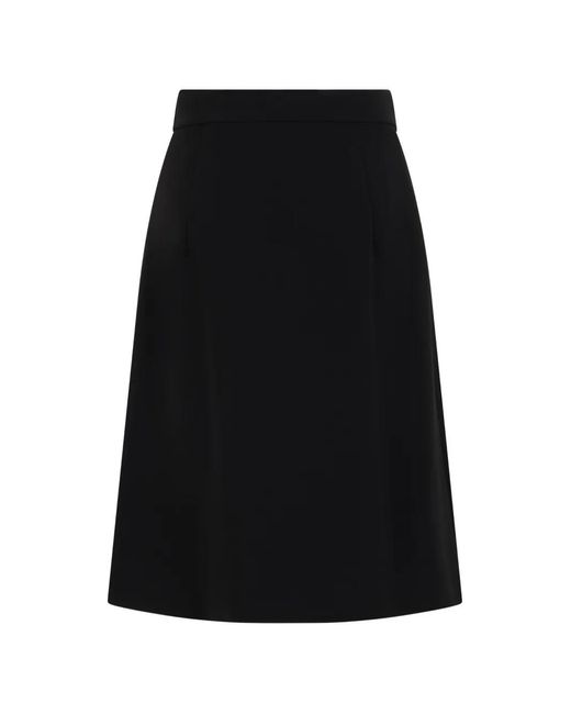 Moschino Flared Mini-Rok in het Black