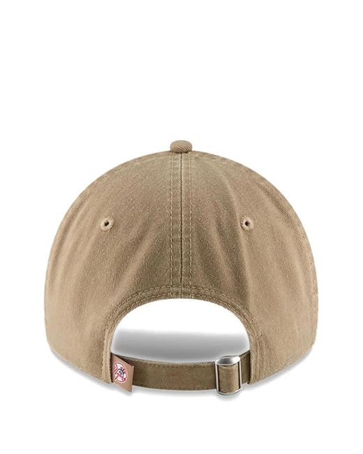 KTZ Natural Mlb Core Classic 2.0 9Twenty Logo-Patch Baseball Cap for men