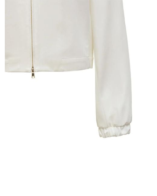 Max Mara White Zip Jacket