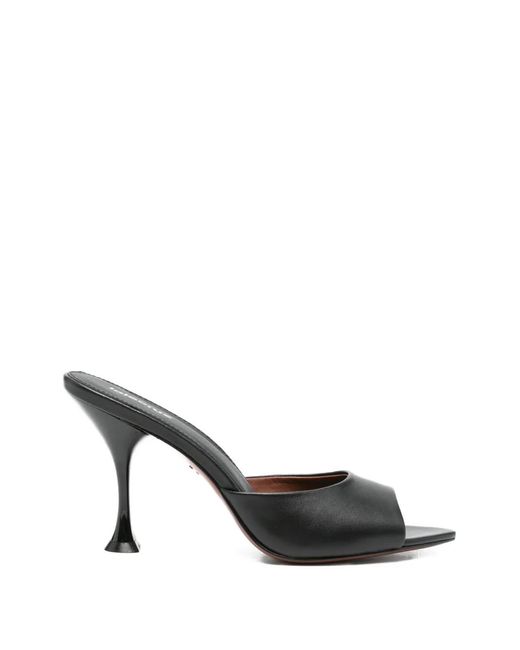Lola Cruz Black Amelia Open Toe Sandals