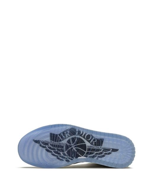 Nike X Dior Air 1 High-top Sneakers in het White voor heren