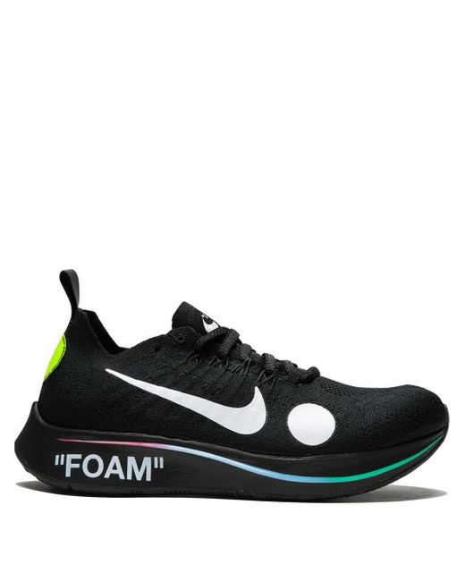 Nike Rubber X Off White Zoom Fly Mercurial Fk / Ow Sneakers in Black ...