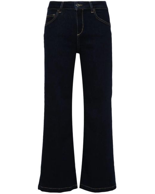 Liu Jo Blue Cotton Jeans With Elastic