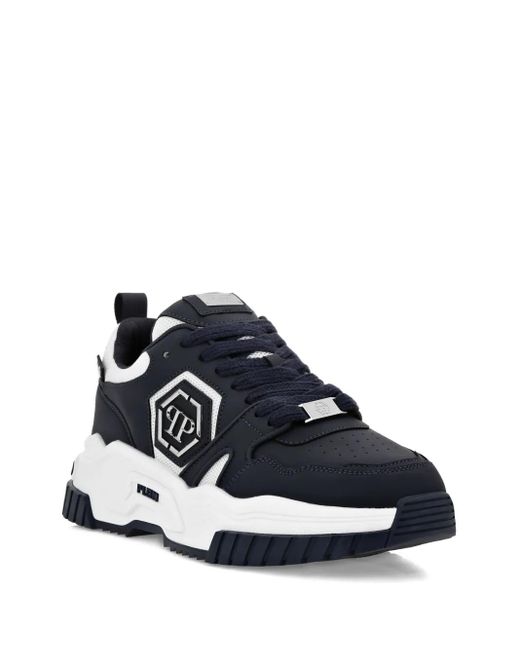 Philipp Plein Blue New Predator Sneakers