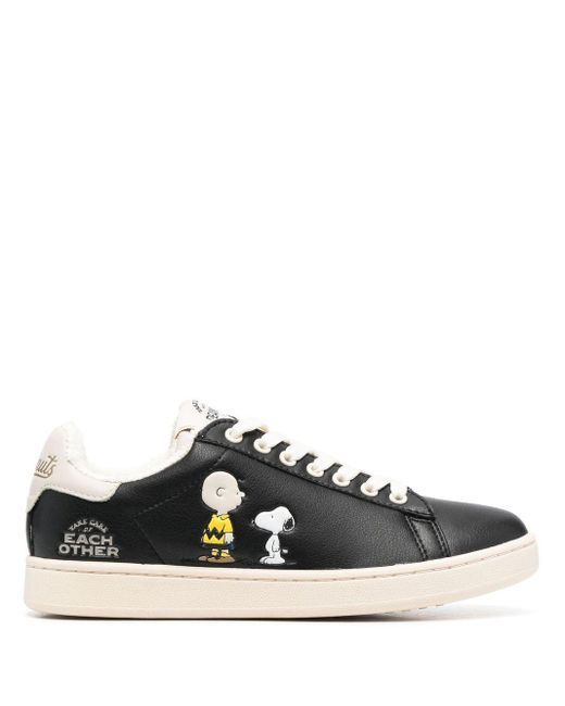 MOA Black X Snoopy Sneakers