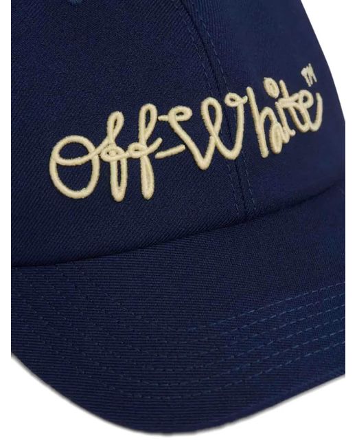 Gorra con logo Off-White c/o Virgil Abloh de color Blue