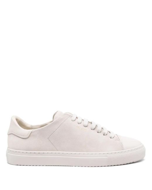 Axel Arigato Pink Clean 90 Cap Suede Sneakers for men