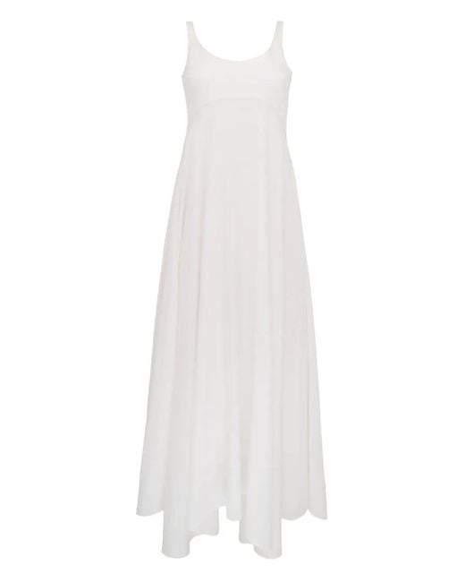 Azeeza White Bria Cotton Maxi Dress