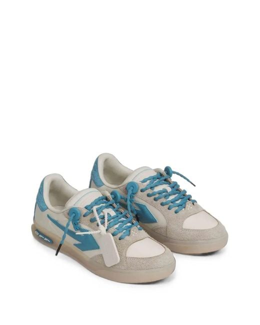 Off-White c/o Virgil Abloh Blue Arrows-Patch Sneakers for men
