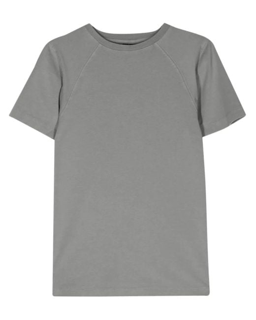 Entire studios Gray Crew-Neck Cropped T-Shirt for men
