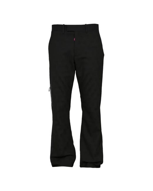 Off-White c/o Virgil Abloh Black Logo Tailored Trousers for men