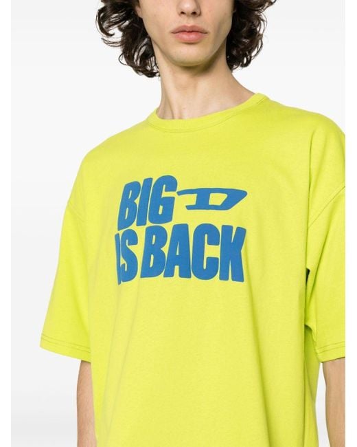 Camiseta T-Boxt-Back DIESEL de hombre de color Yellow