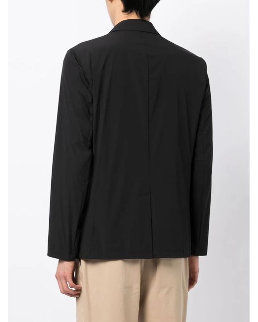 Blazer Liso Con Botones Herno de hombre de color Black