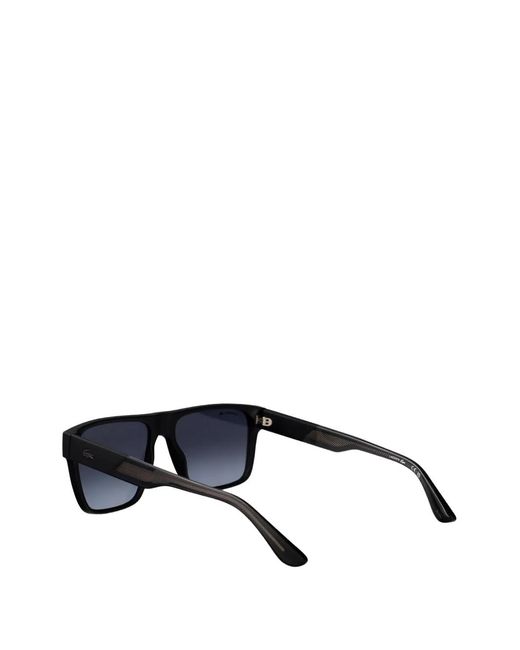 Lacoste Blue Logo-Print Square-Frame Sunglasses for men