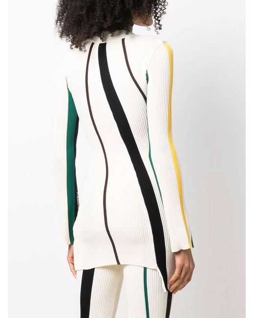 Ambush Multicolor Logo Ribbed-Knit Jumper