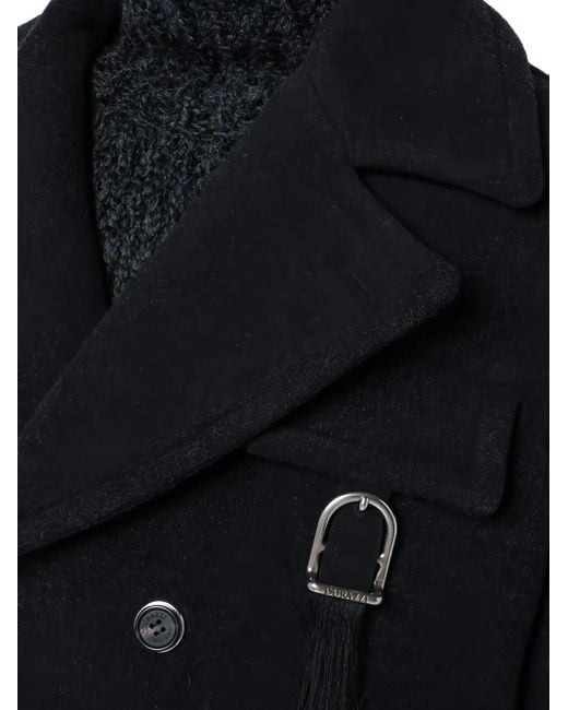 DURAZZI MILANO Blue Melange Wool Jacket