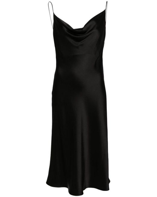 Stella McCartney Midi-jurk Met Col in het Black