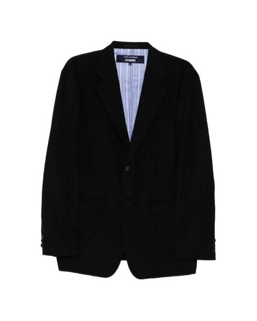 Comme des Garçons Black Wool Blazer for men
