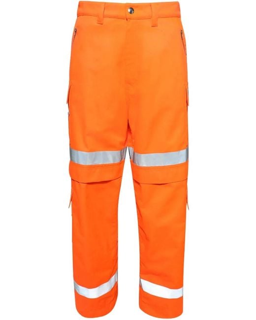 Vetements Orange Pantalon De Jogging À Lien De Resserrage for men