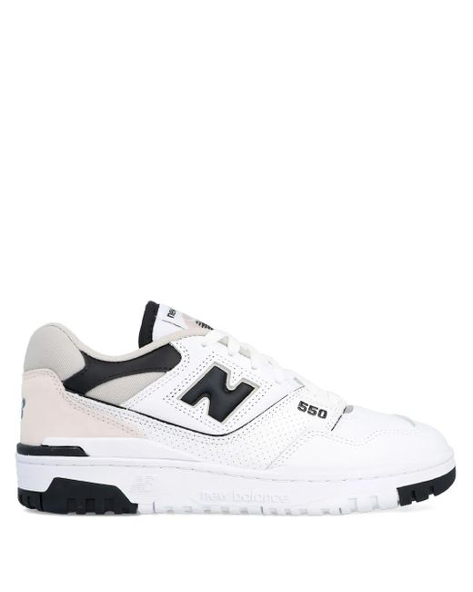 New Balance White 550 /Moonrock" Sneakers for men