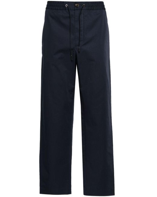 Pantalones de chándal con aplique del logo Moncler de hombre de color Blue
