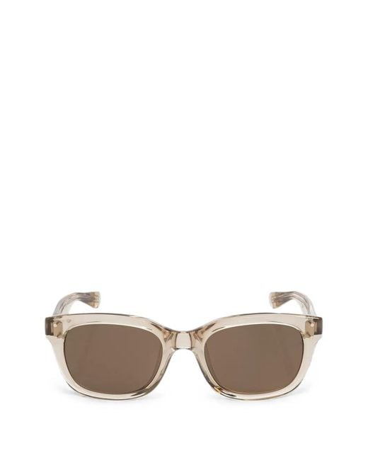Balenciaga Natural Square-Frame Sunglasses