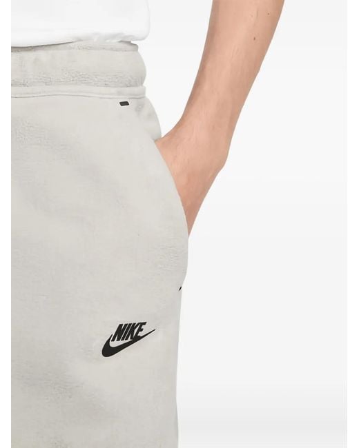 Nike Gray Elasticated-Waistband Track Pants for men