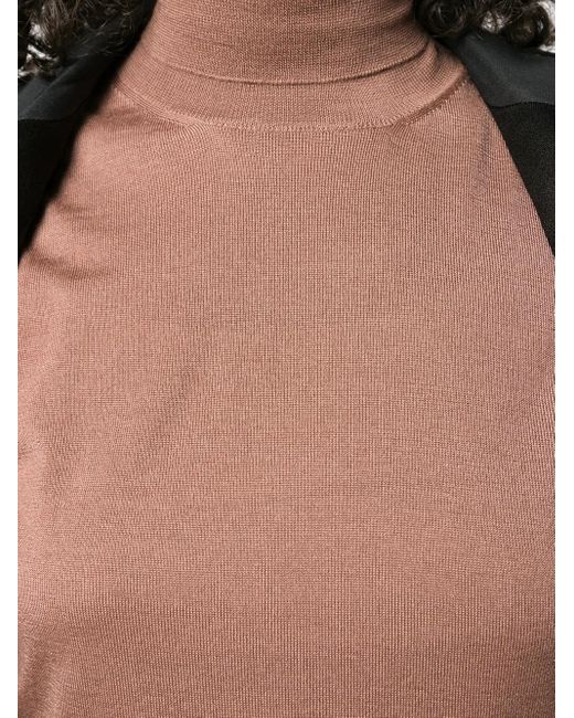 Tom Ford Brown Roll Neck Fine Knit Jumper