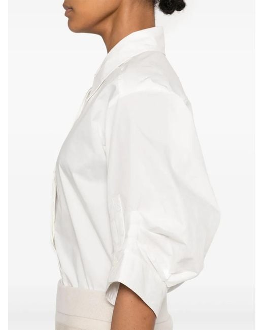 Jonathan Simkhai White Gemma Shirt