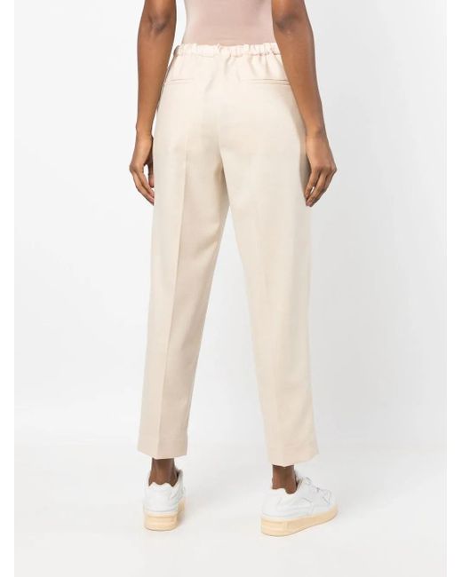 Jil Sander Multicolor Drawstring Cropped Trousers