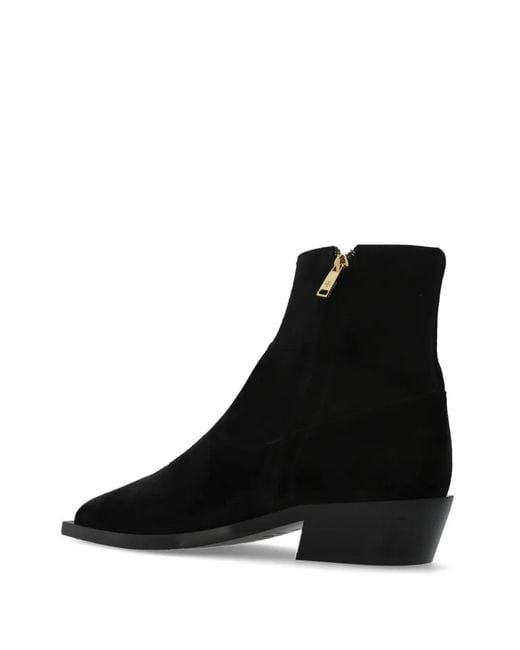 Anine Bing Black 45Mm Pointed-Toe Boots
