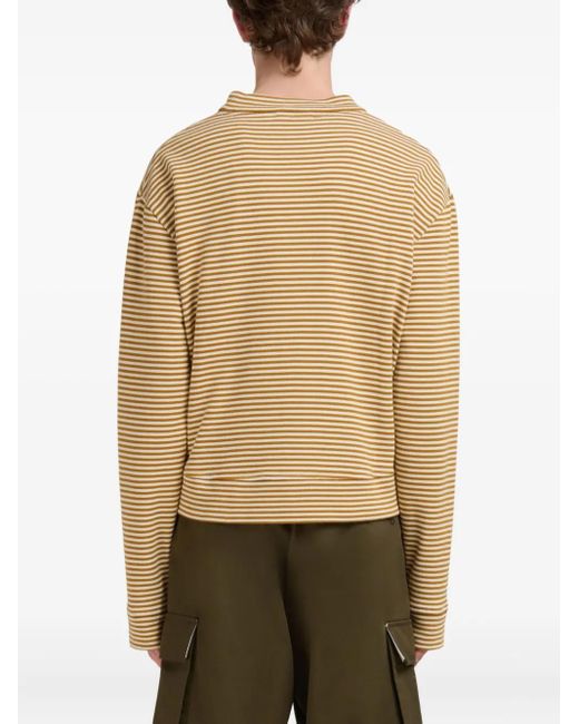 Cárdigan a rayas Marni de hombre de color Natural
