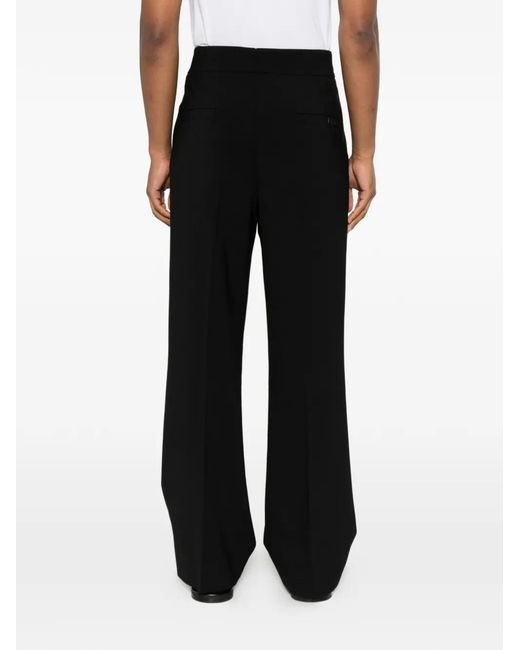 Fear Of God Black Pleated Wide-Leg Trousers for men