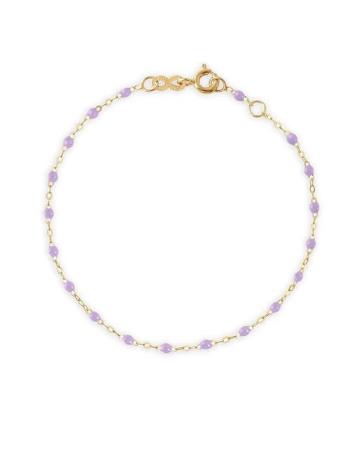 Gigi Clozeau White 18K Beaded Bracelet