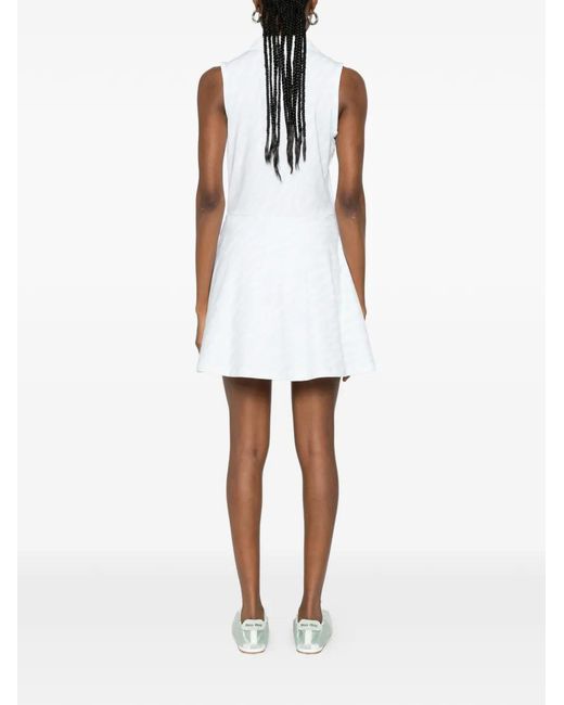 J.Lindeberg White Danna Printed Mini Dress