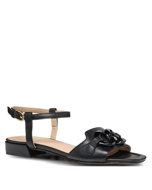 Geox New Eraklia フラットサンダル Black