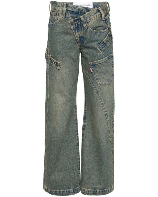ANDERSSON BELL Green X Levi'S Overlay Jeans