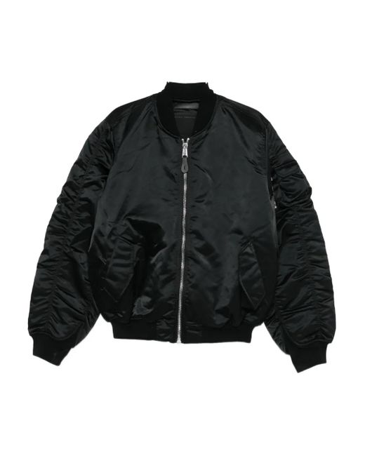Alpha Industries Black Zip Ma-1 Uv Jacket