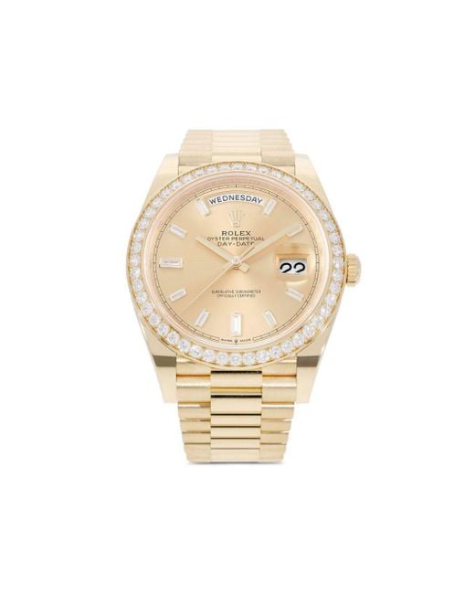 Montre Day-Date 40 Mm Non Portée (2024) Rolex en coloris White