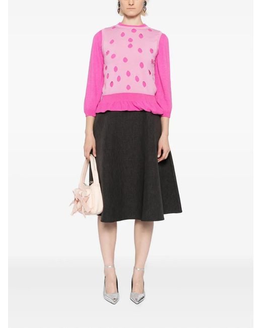 MSGM Black Gonna Skirt